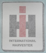 Shop IH Logo Decals with International Harvester, Shaded Border Now