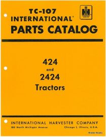 Parts Catalog for International 424 and 2424 Series Tractor