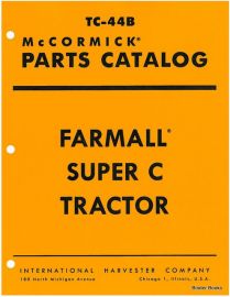 Parts Catalog for McCormick Farmall Super C Tractor