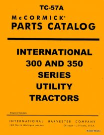 Parts Catalog for International 300 & 350 Series Utility Tractors